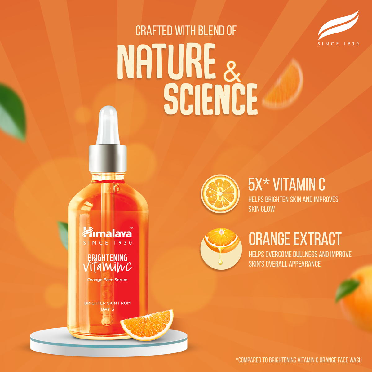 Picture of Himalaya Orange Face Serum Vitamin C-15ml