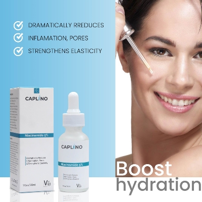 Picture of Caplino Niacinamide Serum 5% Vitamin B3 20% & Zinc PCA- 30ml