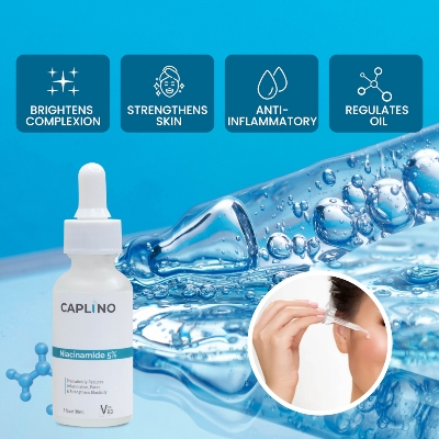 Picture of Caplino Niacinamide Serum 5% Vitamin B3 20% & Zinc PCA- 30ml