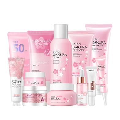 Picture of LAIKOU Sakura Skin Care Set Combo-12 Pcs Sets