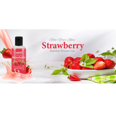 Picture of SKINO STRAWBERRY+ROSE COMBO SCENTED SHOWER GEL 220ML (made in bangladesh)