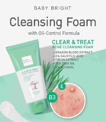 Picture of BABY BRIGHT CLEAR AND TREAT FACEWASH (120G), Made in THAILANDBABY BRIGHT CLEAR AND TREAT FACEWASH (120G), Made in THAILAND