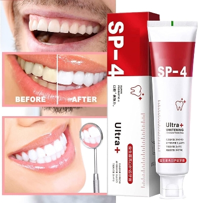 Picture of Probiotic Toothpaste freshen breath maintain oral health whiten teeth Stain Removing Sp-4 Toothpaste Teeth Cleaner Plaque Remove Yayashi sp-4