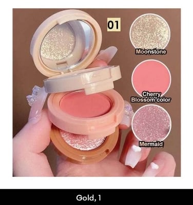 Picture of Miss Lara Blush & Highlighter 3 in 1..Shade : 01