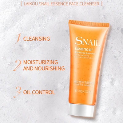 Picture of LAIKOU Gentle Cleansing Snail Essence Face Cleanser- 100g