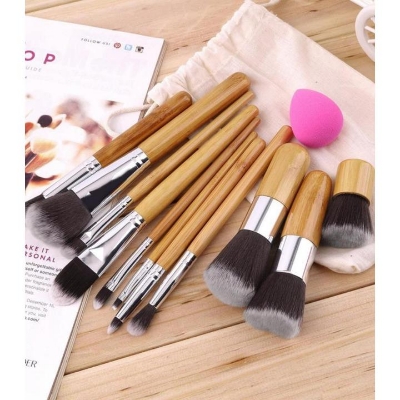 Picture of Beakley Bamboo makeup brush set-11pcs