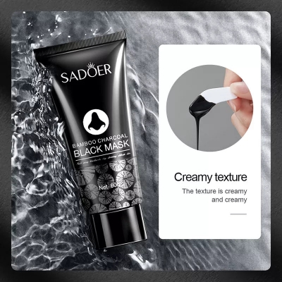 Picture of SADOER Bamboo Charcoal Deep Cleaning Black Mask – 60g
