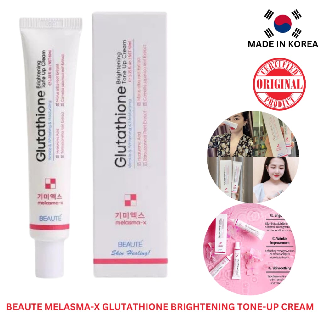 Picture of Beaute Melasma-X Glutathione Brightening Tone Up Cream 45ml / Beaute Melasma-X 3D Whitening Clinic Renewal Cream 40gm | Korea