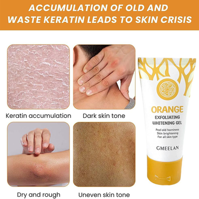 Picture of Orange Exfoliating Whitening Gel Orange Exfoliating Gel Scrub Face Whitening Whitening Lazy Cream For Face