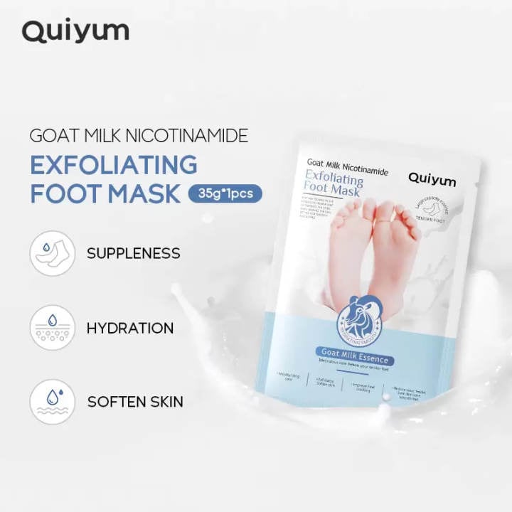 Picture of Quiyum Goat Milk Nicotinamide Foot Mask - 35g