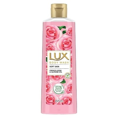 Picture of Lux Body Wash Soft Rose 245ml French Rose & Almond Liquid Body wash | Bangladesh