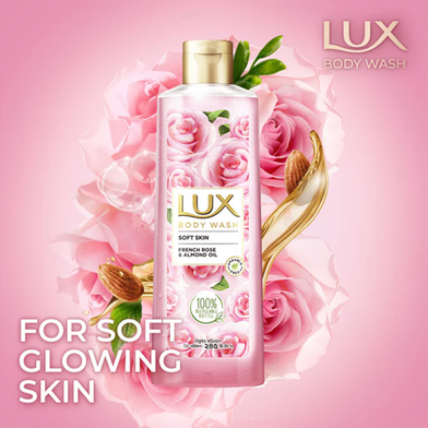Picture of Lux Body Wash Soft Rose 245ml French Rose & Almond Liquid Body wash | Bangladesh