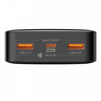 Picture of Baseus Bipow Digital Display 15W 20000mAh Power Bank Black