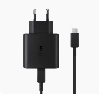 Picture of Original Samsung 45W PD Charger  Type-C To Type-C Travel Adapter(Only Adapter) Black