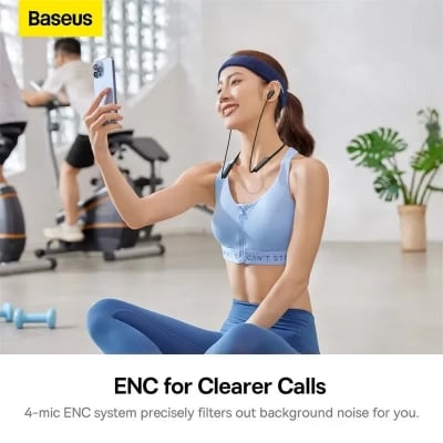 Picture of Baseus Bowie U2 Pro Neckband Noise-Cancellation Wireless Earphones Black