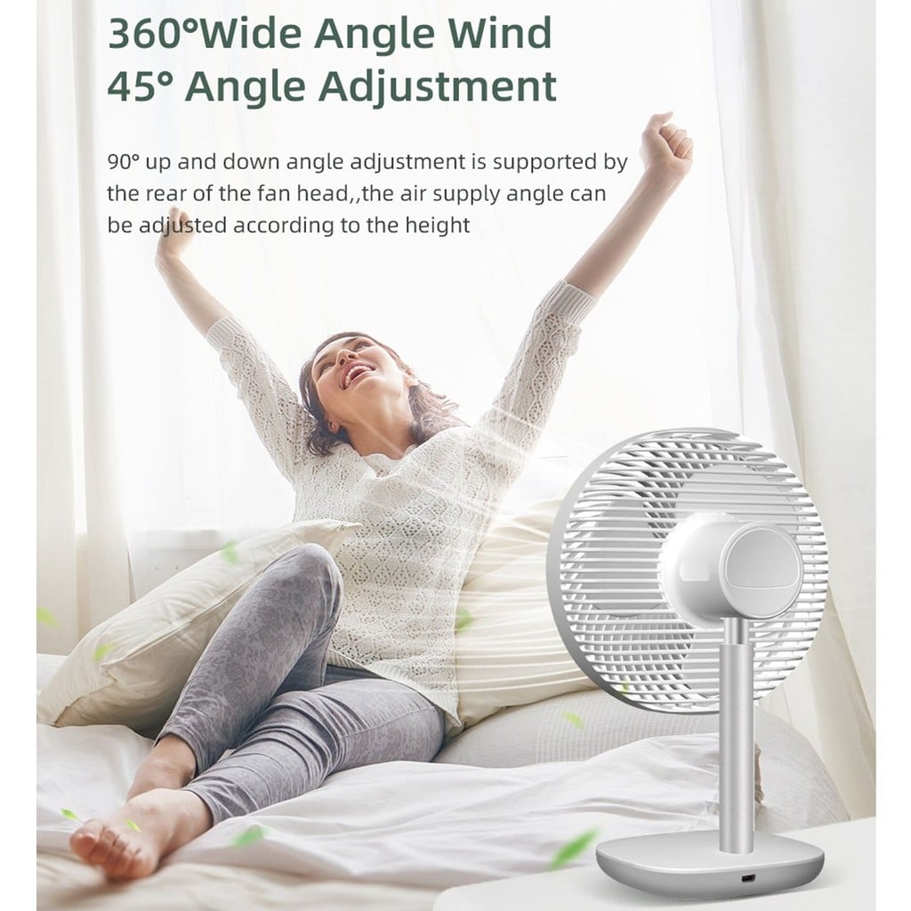 Picture of Awei F23 Mini Portable USB Rechargeable Desk Fan Black