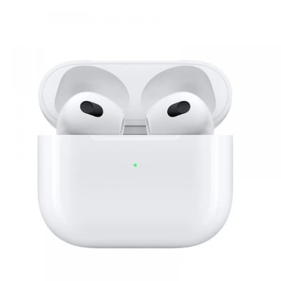 Picture of WiWU Airbuds 3 HF Sound Magsafe Charging With Silicone Case & 1M Lightning Cable - White White