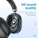 Picture of HOCO RECHARGEABLE 40H WIRELESS HEADPHONES - Black Black