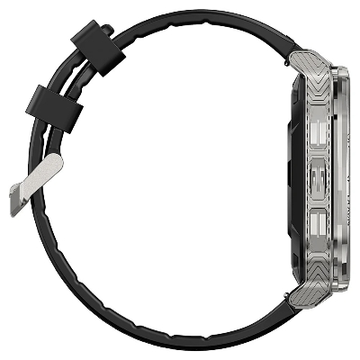Picture of Kospet Tank M3 1.96" HD AMOLED With 170+ Sports Modes Military-Grade Smart Watch - Black / Silver Silver