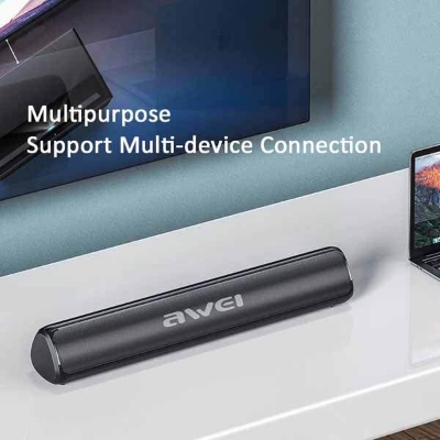 Picture of Awei Y333 Portable Bluetooth Speaker(10W) Aqua