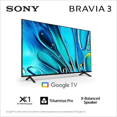 Picture of Sony BRAVIA 3 K65S30 65" 4K HDR Smart LED TV Black