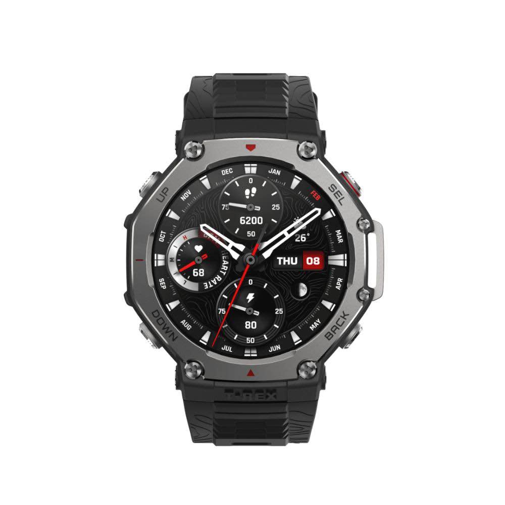 Picture of Amazfit T-Rex 3 Smart Watch With ChatGPT Rugged/Military 48mm 6 Satellite Systems Dual Band Black