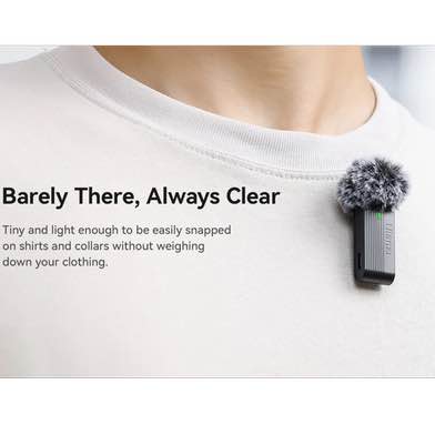 Picture of Ulanzi A100 Wireless Lavalier Microphone Black