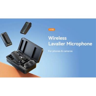Picture of Ulanzi A100 Wireless Lavalier Microphone Black