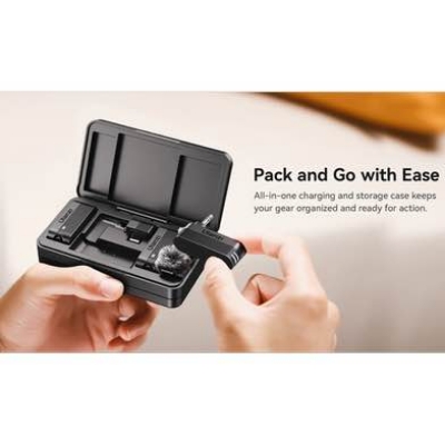 Picture of Ulanzi A100 Wireless Lavalier Microphone Black