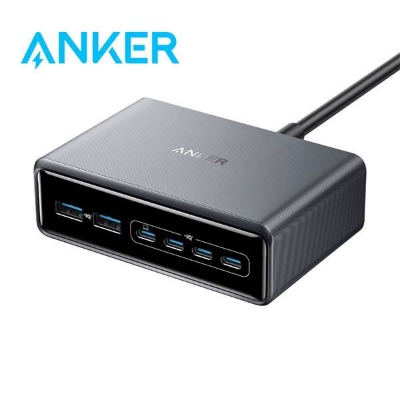 Picture of Anker Prime 200W 6-Port GaN Desktop Charger Grey