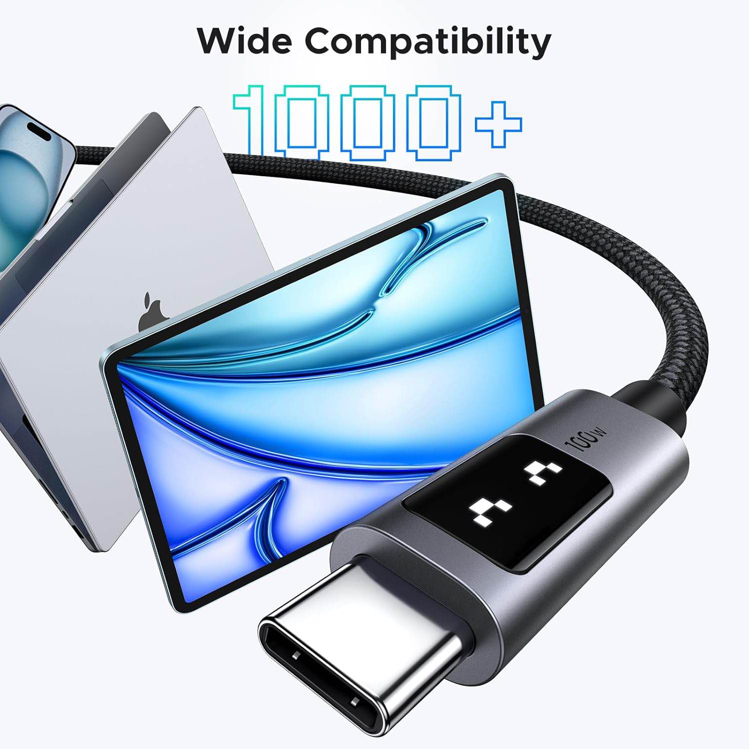 Picture of UGREEN 100W USB-C to USB-C PD Fast Charging Cable Grey