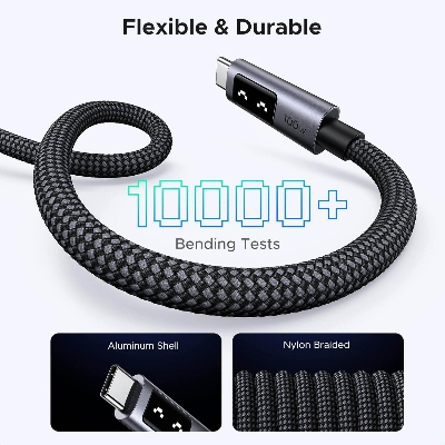 Picture of UGREEN 100W USB-C to USB-C PD Fast Charging Cable Grey