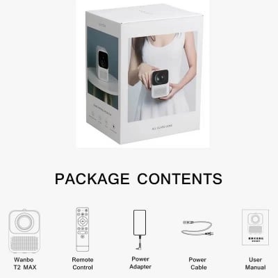 Picture of Xiaomi LED Projector Wanbo T2 MAX White