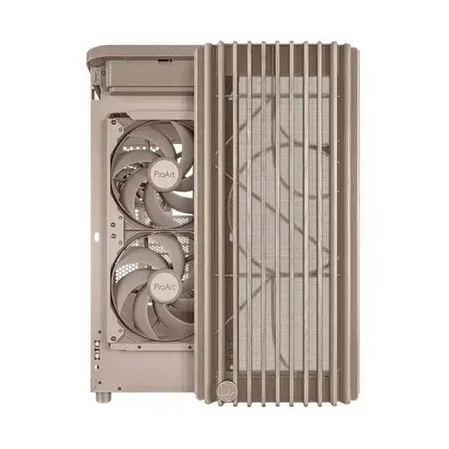 Picture of ASUS ProArt PA401 Mid Tower ATX Gaming Casing - Wood Edition Beige Beige