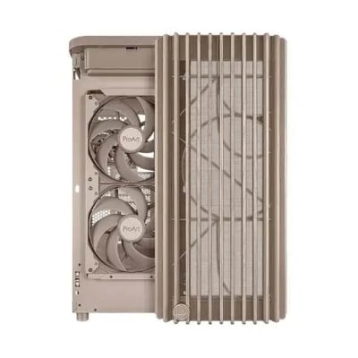 Picture of ASUS ProArt PA401 Mid Tower ATX Gaming Casing - Wood Edition Beige Beige