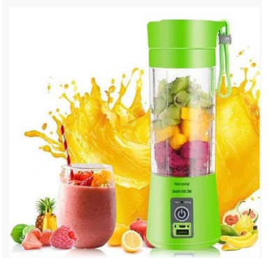 Picture of Portable Juicer Electric USB Rechargeable Smoothie Blender Machine Mixer Mini Juice Cup Maker fast Blenders food processor - Multicolor