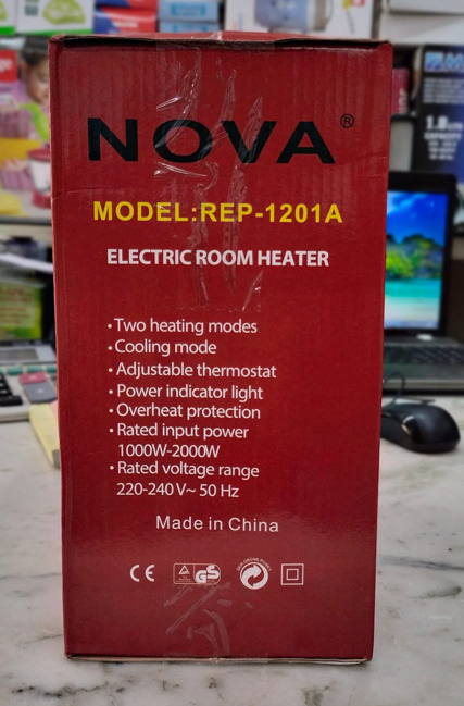 Picture of NOVA NH-1201A, Electric Fan Room Heater 2000W - White