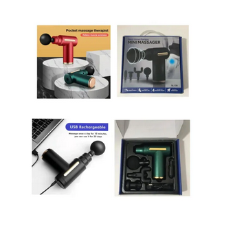 Picture of Mini Massager, Rechargeable Deep Tissue Therapy SL-720 - Multicolor