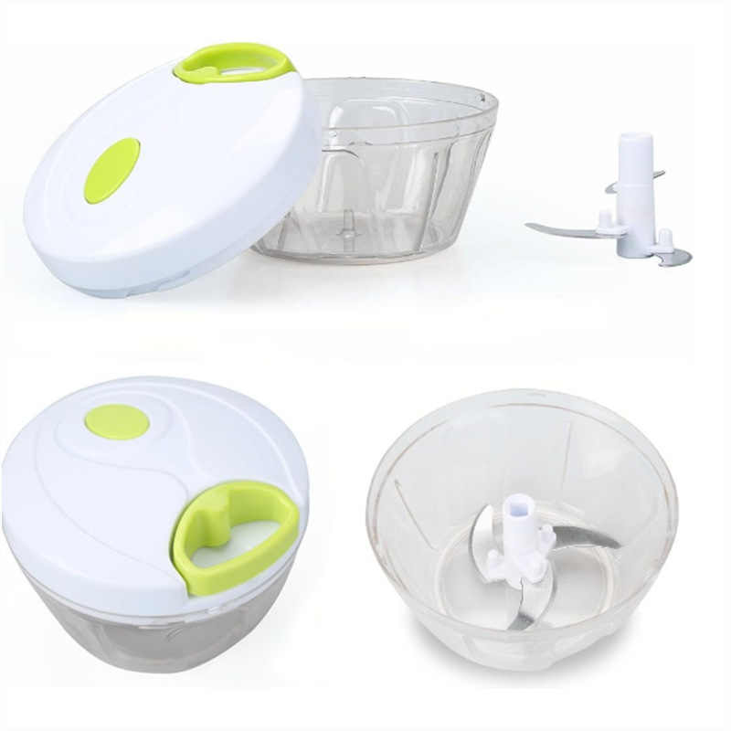 Picture of Vegetable Cutter Speedy Chopper Easy Manual Spin Cutter - Multicolor
