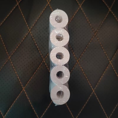 Picture of 5pcs 57x30mm Thermal Paper Rolls for Mini Printer | Prefect for Black & White Printing | Thermal Paper for Instant Print Digital Kids Camera Printer Masha Version Printer - White
