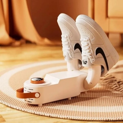 Picture of 110V/220V Electric Shoes Dryer Portable Foldable Smart Heater Deodorizer Dehumidifier Shoe Drying Machine Foot Warmer - Multicolor