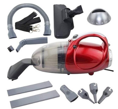 Picture of Vacuum Cleaner Jk-8 | Multi-functional Portable Handheld Car Electric Vacuum Cleaner Household Portable Dust Collector - Red