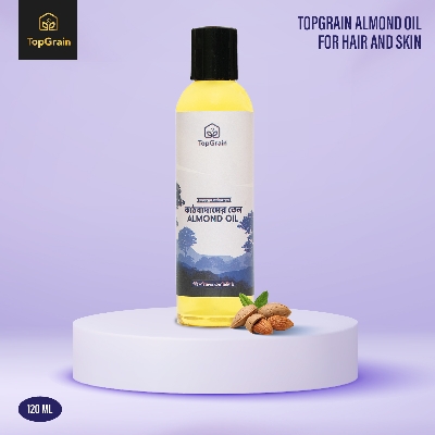 Picture of TopGrain Almond Oil for Hair and Skin-120 ML