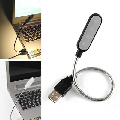Picture of Portable USB Reading Lamp Mini Led Book Light Night Lights Powered By Laptop Notebook Computer Christmas Gift Led Light