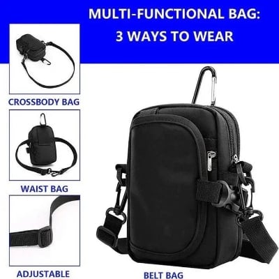 Picture of Waist Bag Mobile Phone Bags fanny pack Single Shoulder Messenger Bag Waterproof Waist Pack Crossbody Bags Coin Purse
