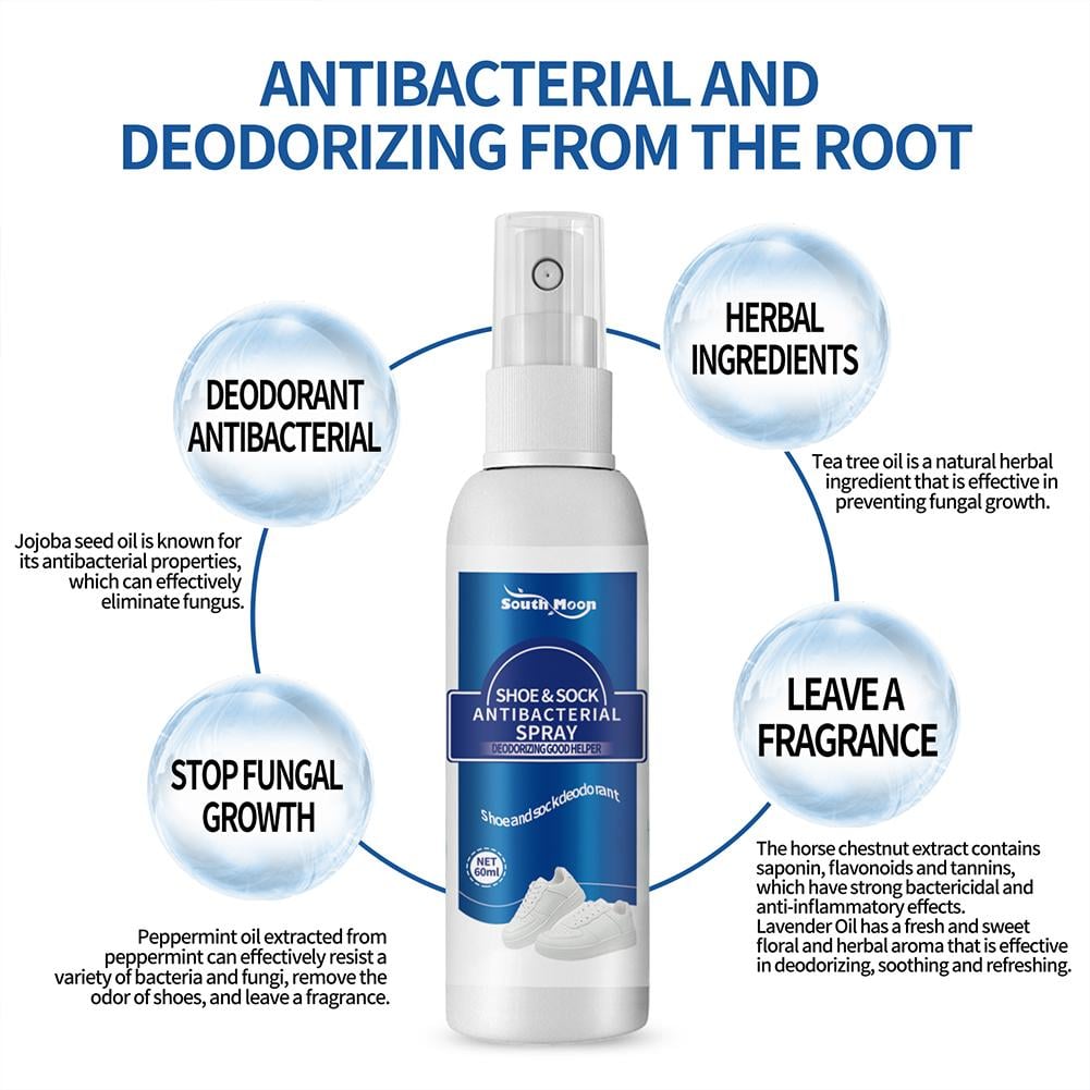 Picture of Shoe Odor Remover Spray For Stinky Sneakers Or Smelly Feet,Foot Deodorant Fight All Odors