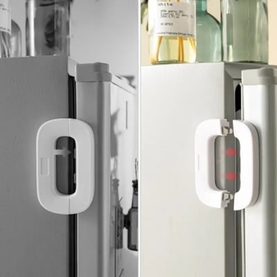 Picture of Multifunctional Refrigerator Lock Child Safety Lock Anti-pinch Hand Cabinet Door Lock
