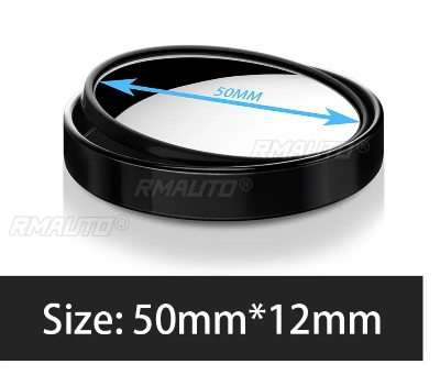 Picture of pcs Convex Frame Blind Spot Mirror 360 Degree Adjustable Clear Rearview Safety Driving ABS+Glass Car Accessories for RV's for