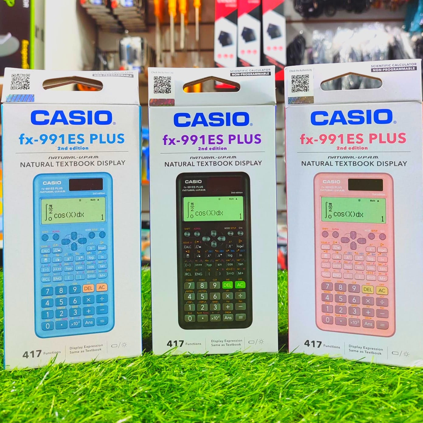 Picture of FX-991es plus (14 days return warrenty)(2nd Edition),(Thailand Variant), Scientific calculator Engineering best quality premium-ssc hsc engineering-black , pink ,yellow