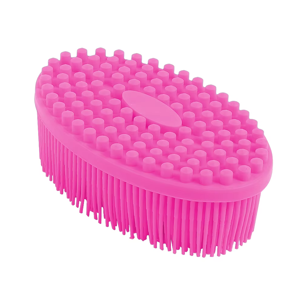 Picture of Baby Sensory Brush Silicon  Massage Bath ,Head Hair Washer Comb ,Massage Scrubber Sclap Shower Exfoliating Body Premium Silicone Loofah Infant Bath Brush